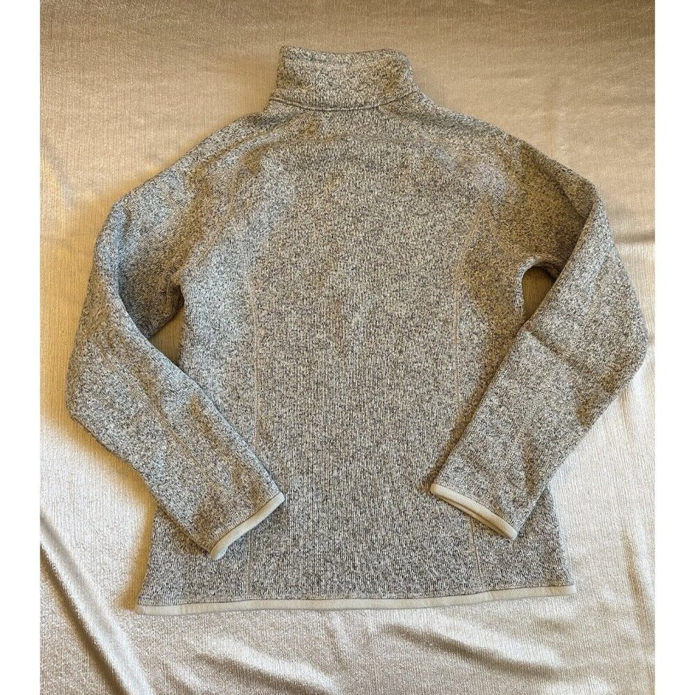 PATAGONIA Better Sweater 1/4 Zip Jacket Women's Sz Small Birch White Cream - Picture 5 of 7